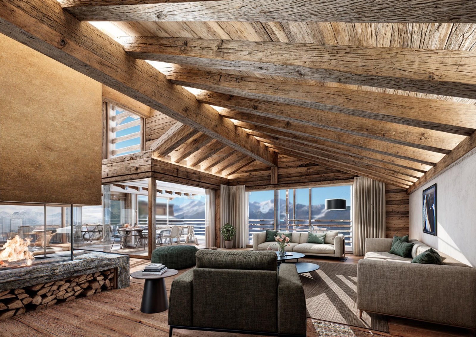 Exceptional Chalet In The Heart Of The Swiss Mountains / Primary Residence Chalet in Bagnes, Valais, Switzerland