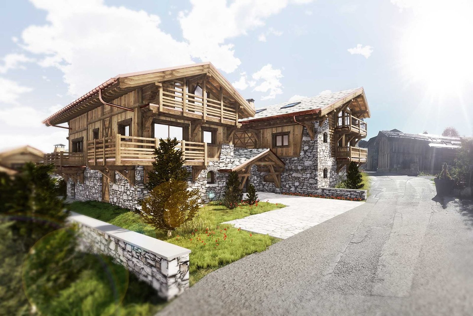 A New Build Chalet In Le Raffort, Ski In, Lift Out Convenience. Chalet in Les Allues, Auvergne-Rhône-Alpes, France 1 - 14826534