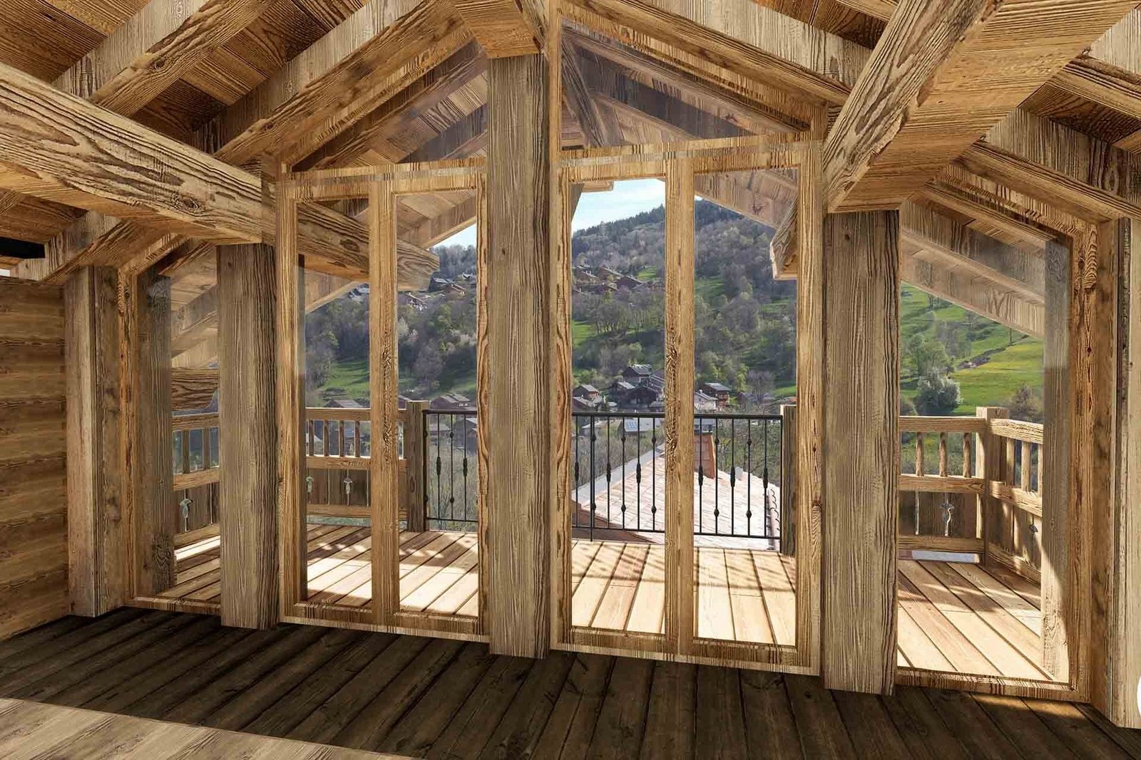 A New Build Chalet In Le Raffort, Ski In, Lift Out Convenience. Chalet in Les Allues, Auvergne-Rhône-Alpes, France 1 - 14826534