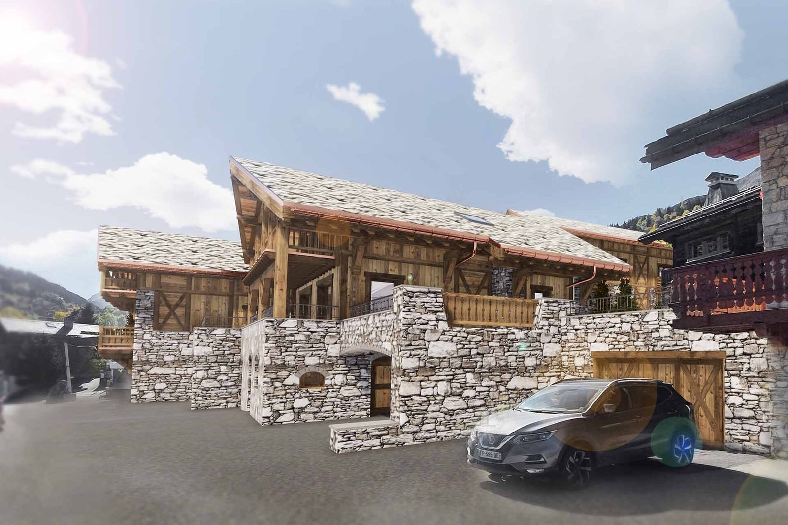 A New Build Chalet In Le Raffort, Ski In, Lift Out Convenience. Chalet in Les Allues, Auvergne-Rhône-Alpes, France 1 - 14826534