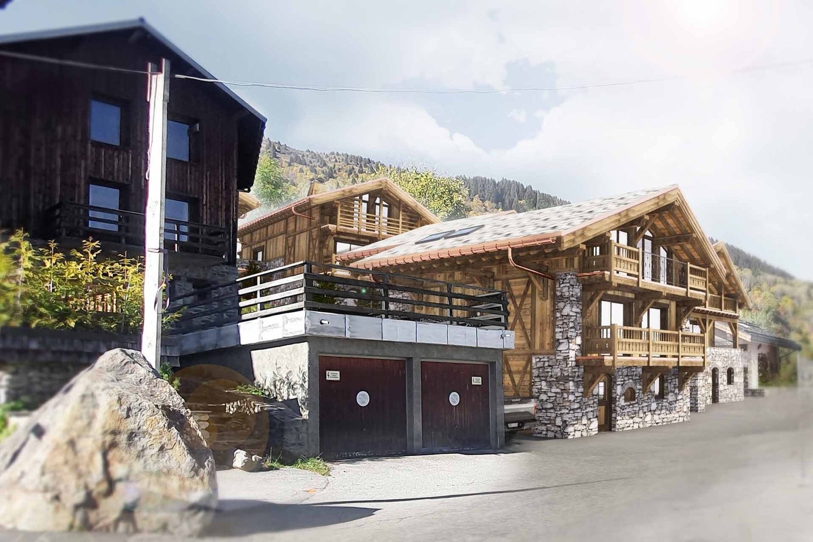 A New Build Chalet In Le Raffort, Ski In, Lift Out Convenience. Chalet in Les Allues, Auvergne-Rhône-Alpes, France 1 - 14826534