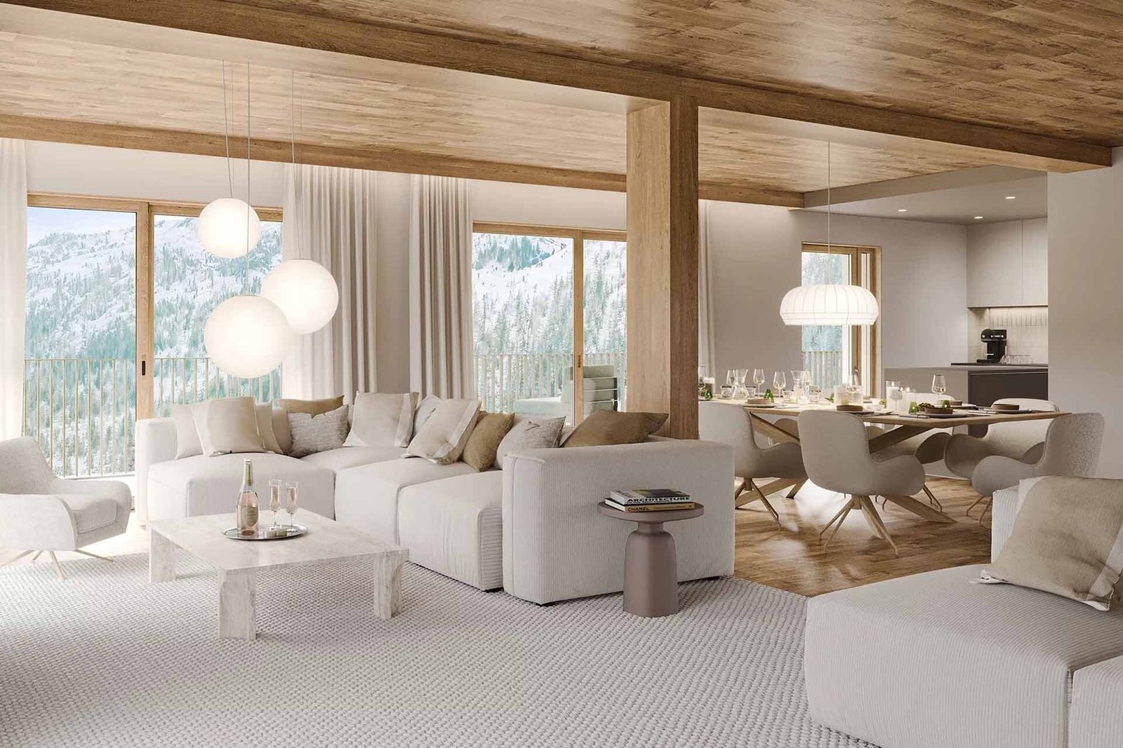 4 Bedroom 170 Msq Chalet Split Over 3 Floors Is Situated In The Wom Tignes Les Brevières Development Chalet in Val-d'Isère, Auvergne-Rhône-Alpes, France 1 - 14796371