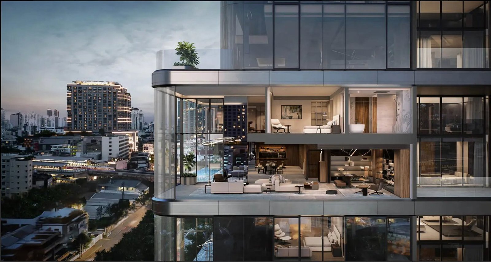 Incredible Duplex Private Pool At Porsche Design Tower Bangkok Condo in Bangkok, Krung Thep Maha Nakhon, Thailand 1 - 14125819