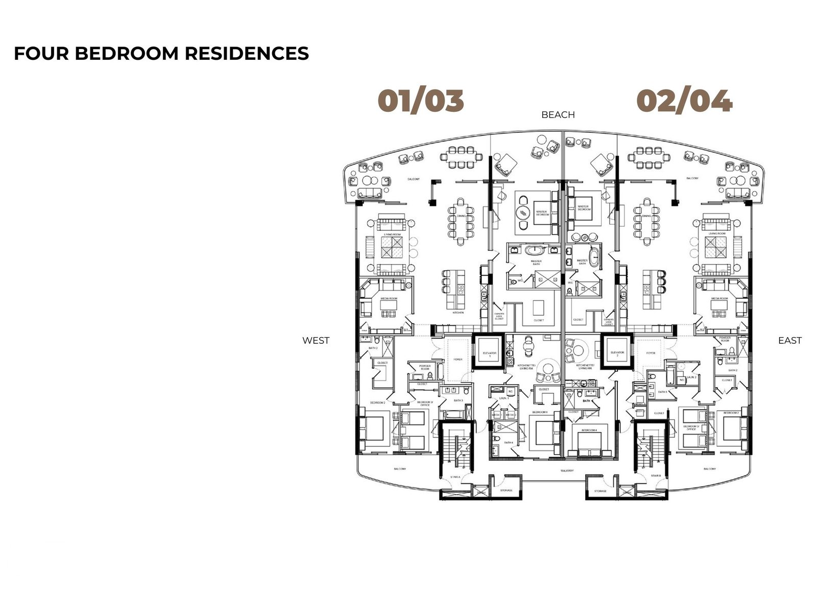 Aqualina Phase 2 | Four Bedroom Units Condo in Nassau, New Providence, The Bahamas 1 - 13773949