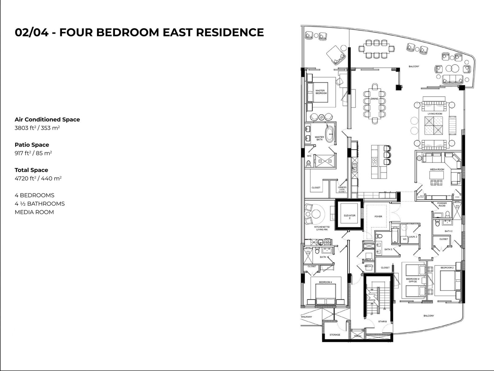 Aqualina Phase 2 | Four Bedroom Units Condo in Nassau, New Providence, The Bahamas 1 - 13773949