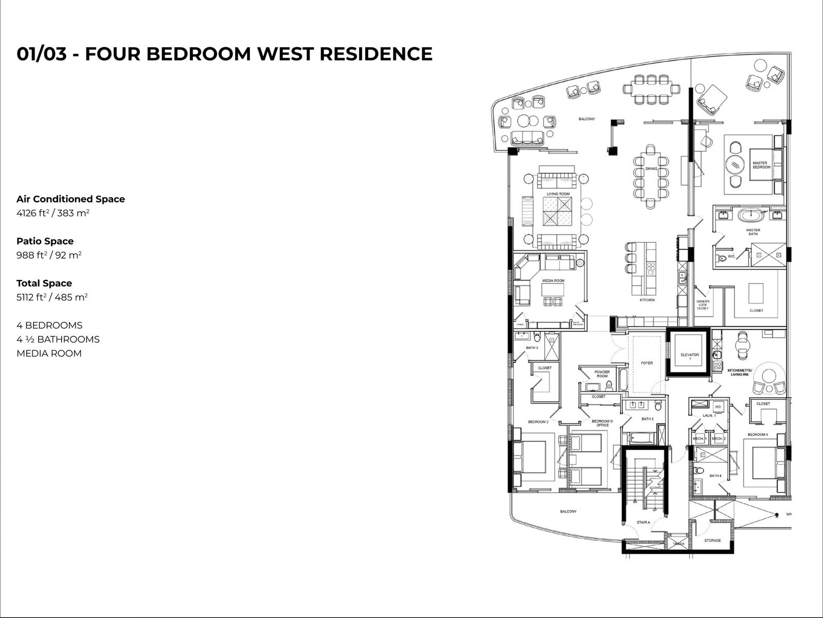 Aqualina Phase 2 | Four Bedroom Units Condo in Nassau, New Providence, The Bahamas 1 - 13773949