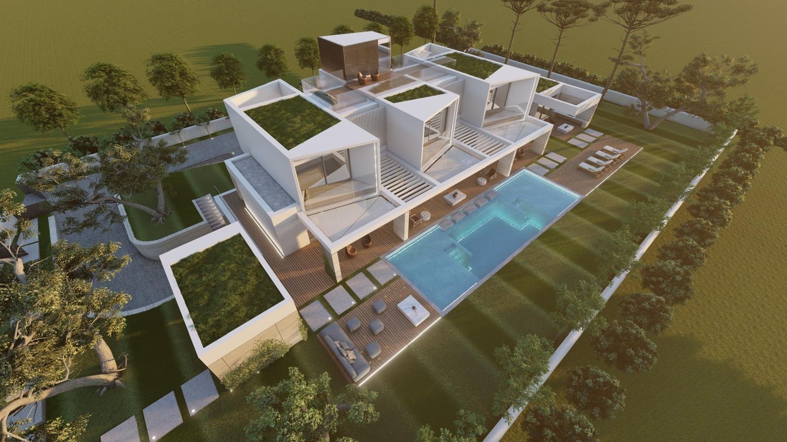 Modern Villa With Pool And Rooftop In Vilamoura Land in Vilamoura, Quarteira, Algarve 1 - 15905216