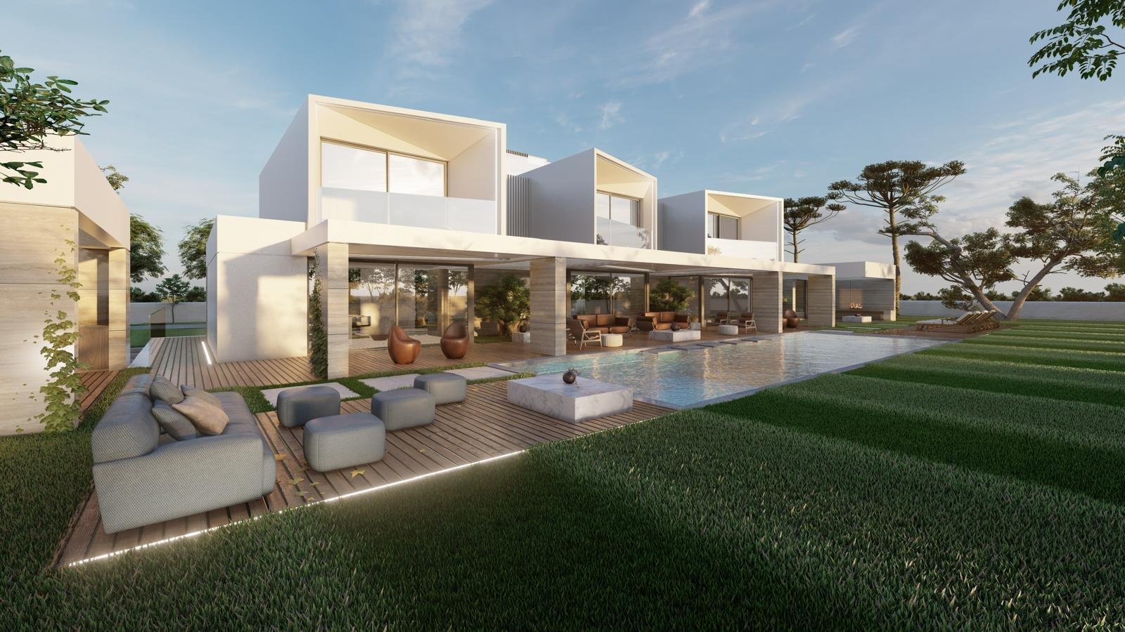 Modern Villa With Pool And Rooftop In Vilamoura Land in Vilamoura, Quarteira, Algarve 1 - 15905216