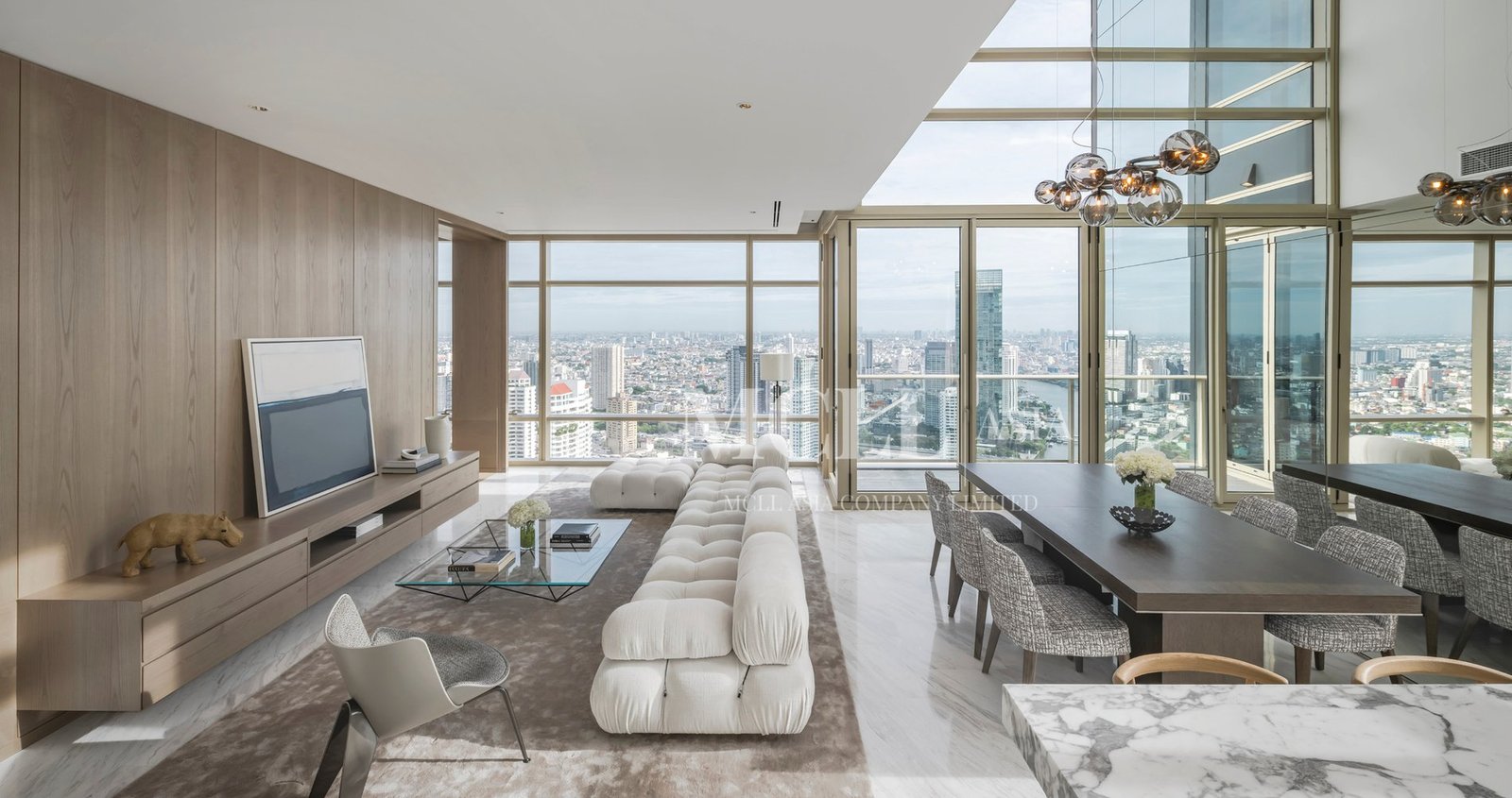 Duplex Penthouse Private Pool And Private Lift At Four Seasons Private Residences Bangkok Penthouse in Bangkok, Krung Thep Maha Nakhon, Thailand 1 - 13667048