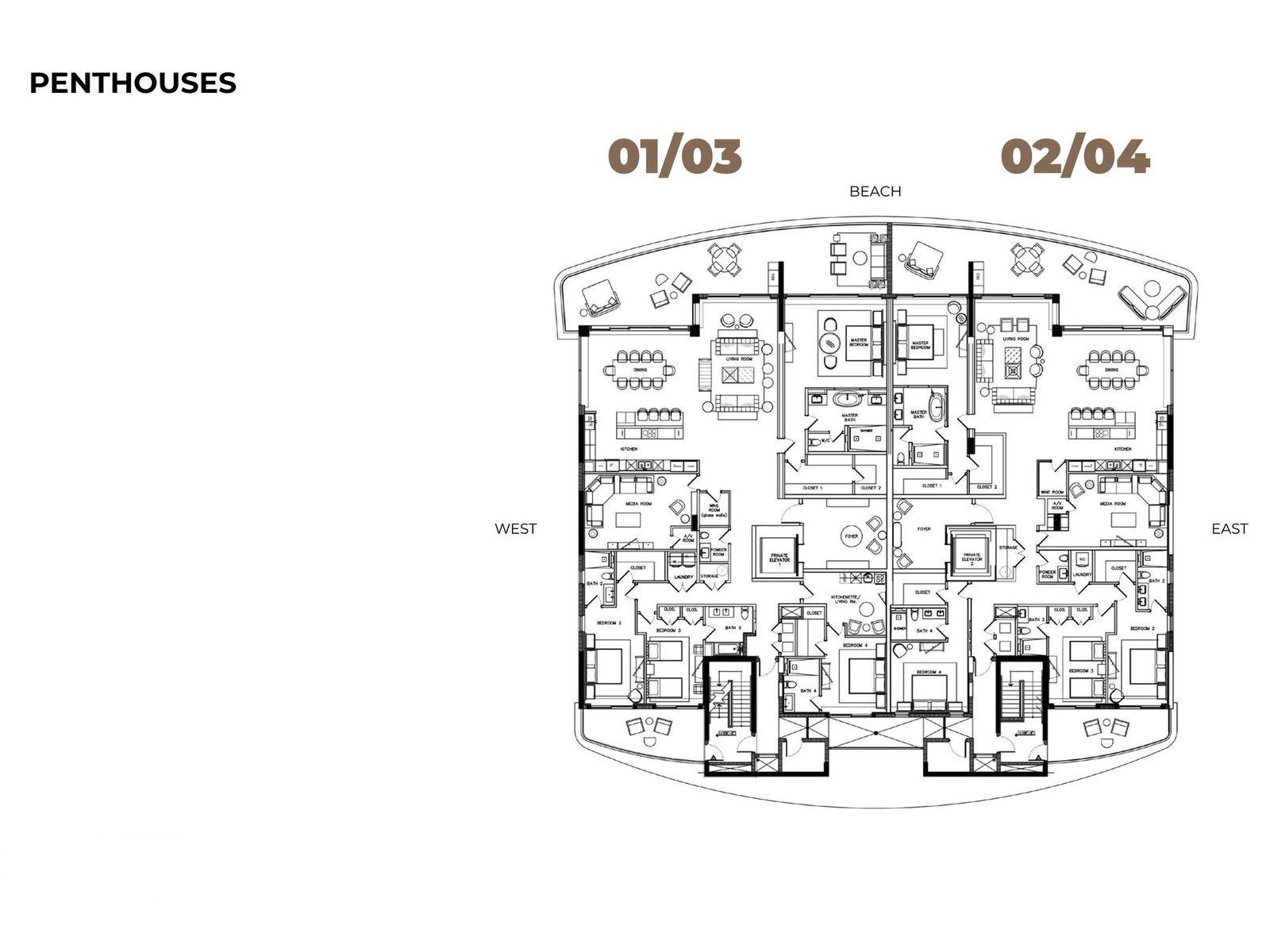 Aqualina Phase 2 | Penthouse Units Penthouse in Nassau, New Providence, The Bahamas 1 - 13773957