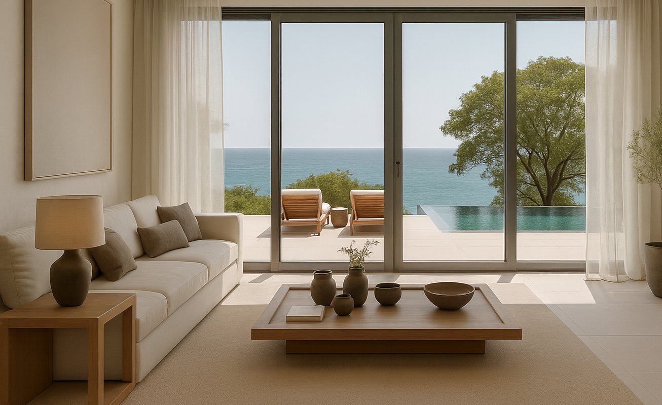 Twin Luxury Villas With Panoramic Sea And Mountain Views, Ag. Ioannis Peristeron, Corfu Island Villa in Meliteieis, Peloponnese, Western Greece and the Ionian, Greece 1 - 16320146