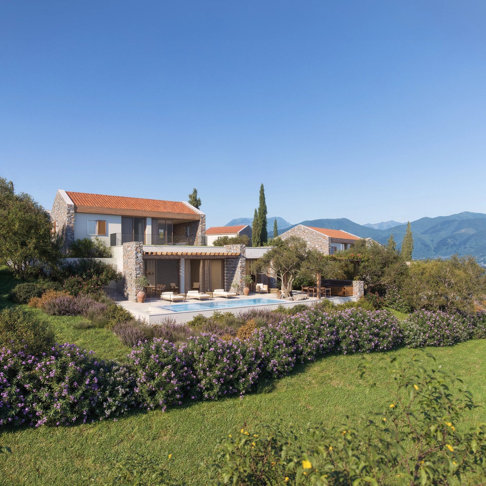 Villa With Pool And Adriatic Sea View House in Milovići, Tivat Municipality, Montenegro 1 - 14460257
