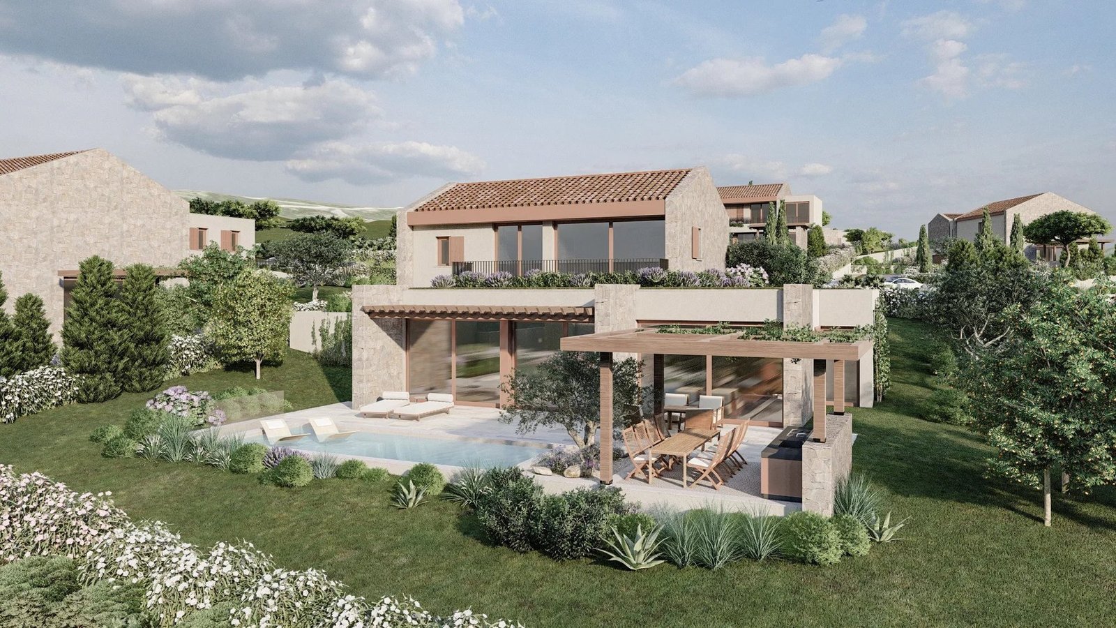 Villa With Pool And Adriatic Sea View House in Milovići, Tivat Municipality, Montenegro 1 - 14460257