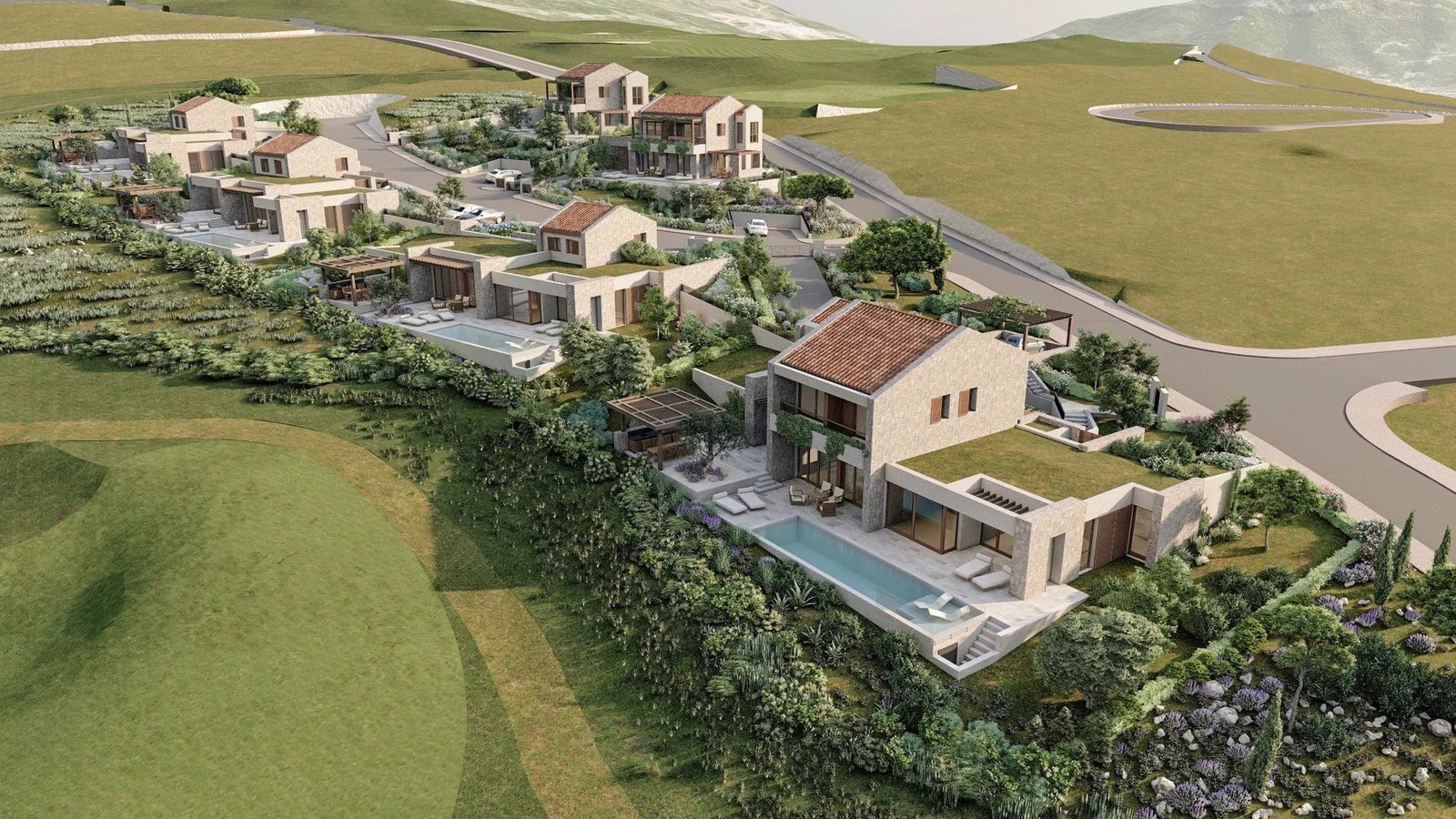 Villa With Pool And Adriatic Sea View House in Milovići, Tivat Municipality, Montenegro 1 - 14465470