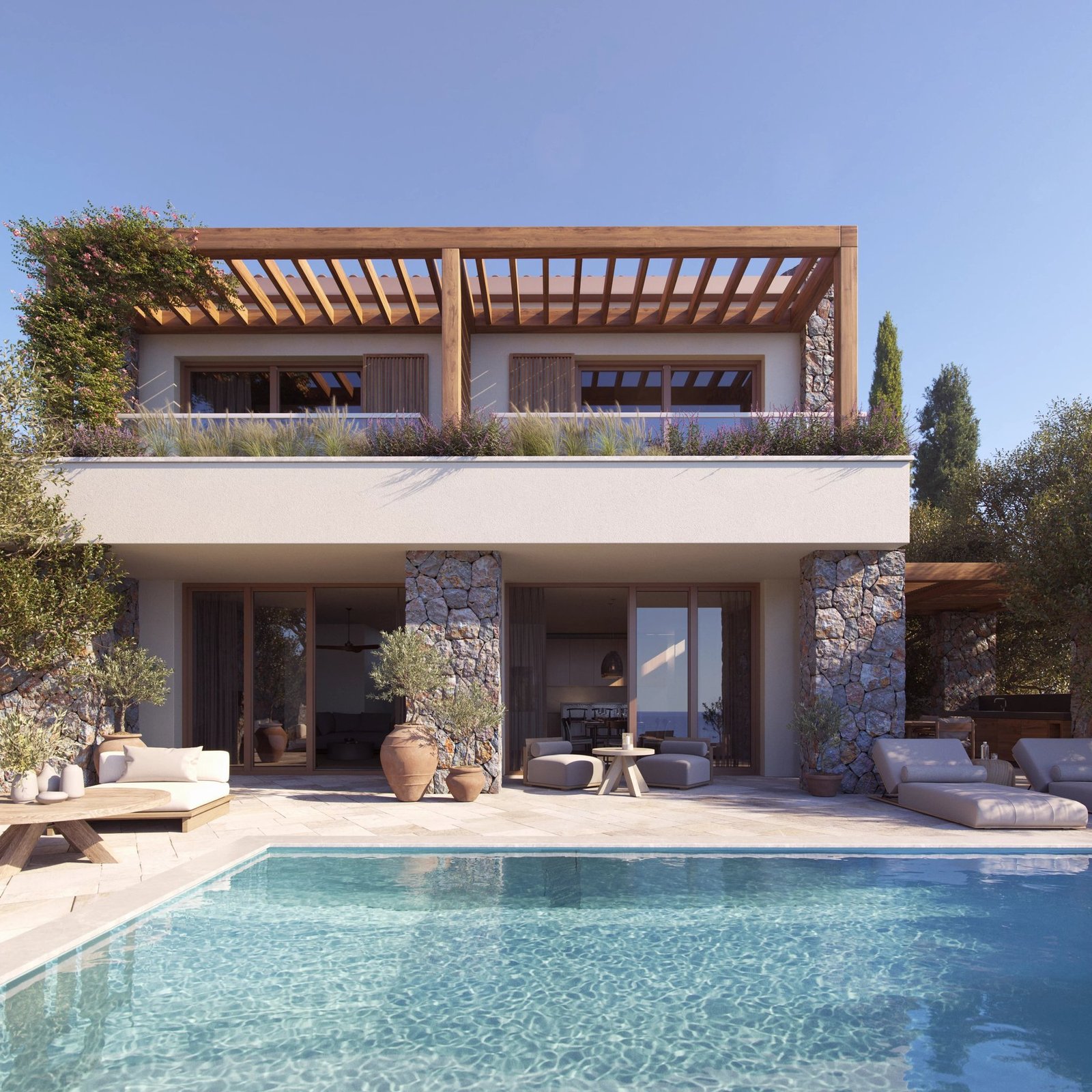 Villa With Pool And Adriatic Sea View House in Milovići, Tivat Municipality, Montenegro 1 - 14465470