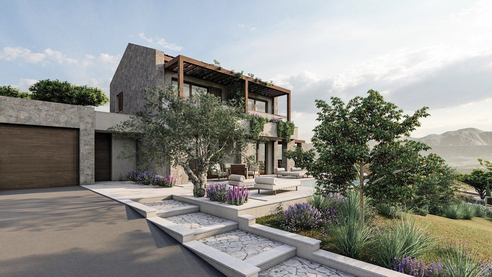 Villa With Pool And Adriatic Sea View House in Milovići, Tivat Municipality, Montenegro 1 - 14465470