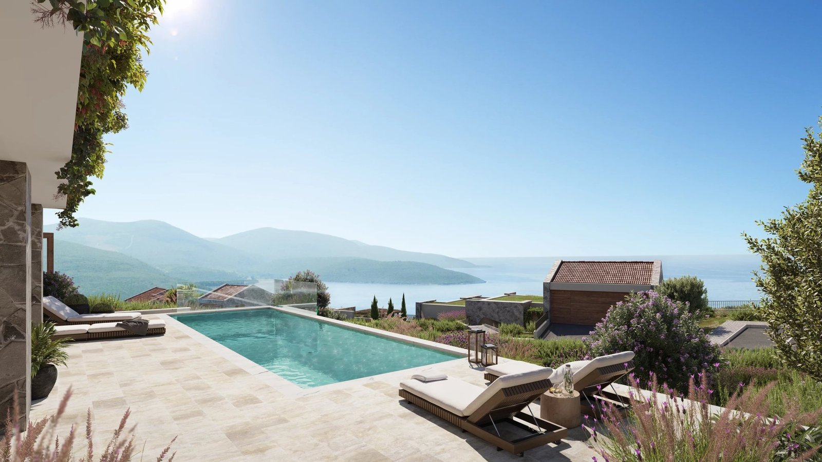 Villa With Pool And Adriatic Sea View House in Milovići, Tivat Municipality, Montenegro 1 - 14465470