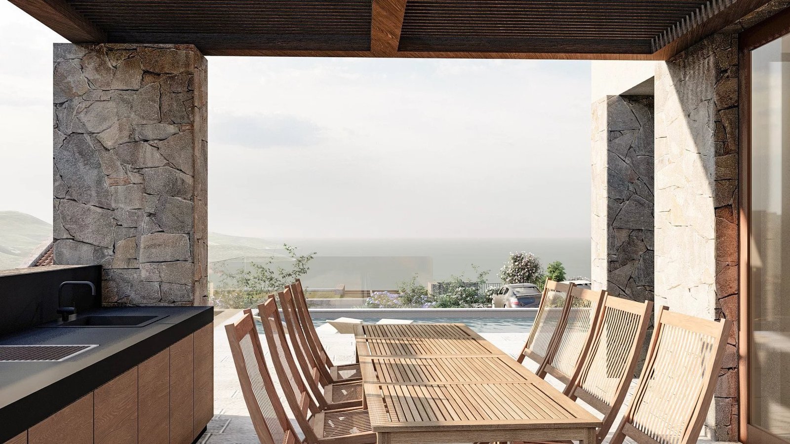 Villa With Pool And Adriatic Sea View House in Milovići, Tivat Municipality, Montenegro 1 - 14465470