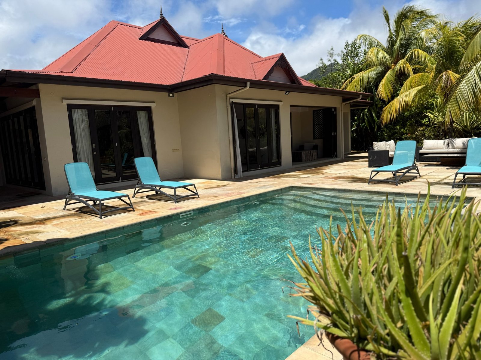 Stunning 2 Bedroom Beachfront Villa Villa in Eden Island, Seychelles, Seychelles 1 - 14714244