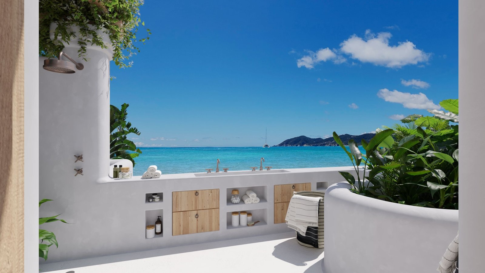 HIPPIEMENTS VILLAGE_Außendusche_Outside Shower 1