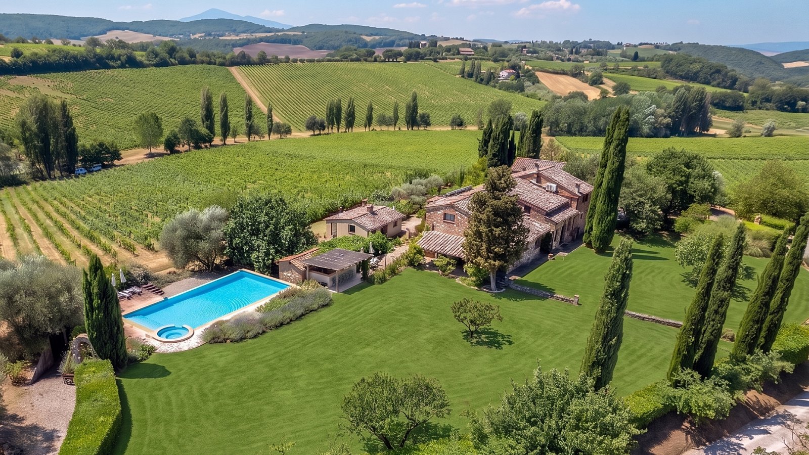 5 Wonderful property with swimming pool in Montepulciano